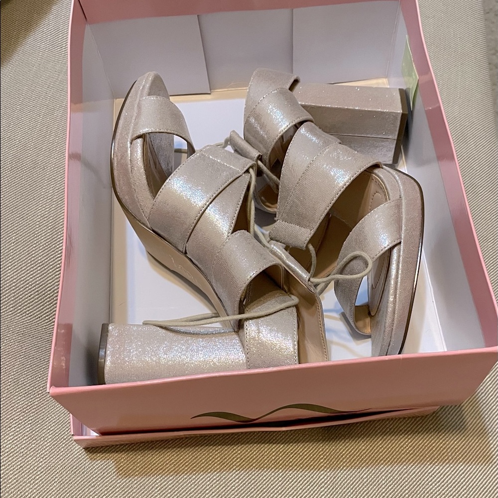 Nina, Alvira platform shoes, block heels